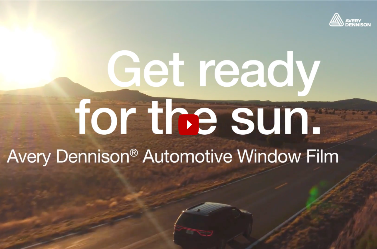 Automotive Window Film, Tönungsfolie, Avery Dennison, Avery Dennison