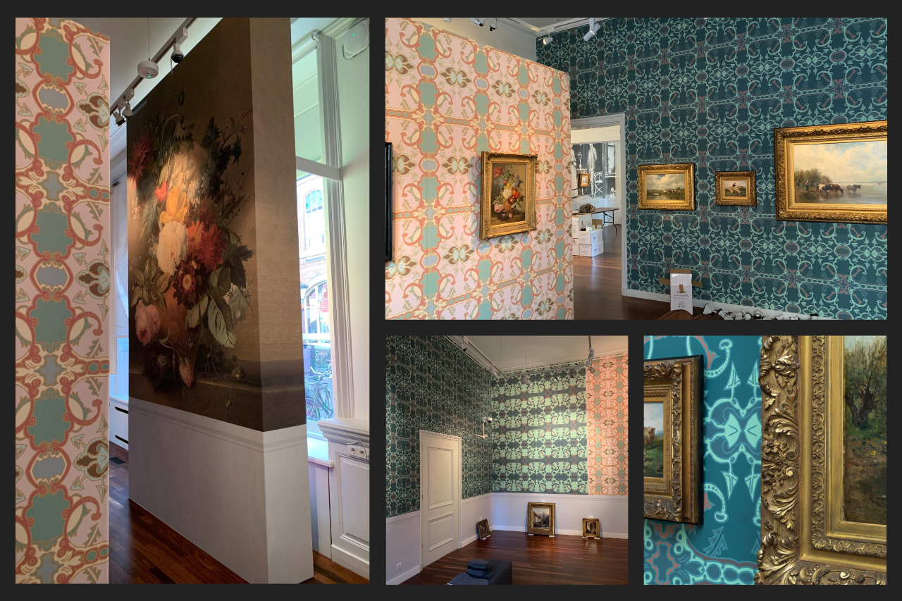 Creative wall graphics in two Dutch museums